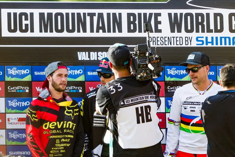Interviste ai piloti alla UCI Mountain Bike World Cup in Val di Sole