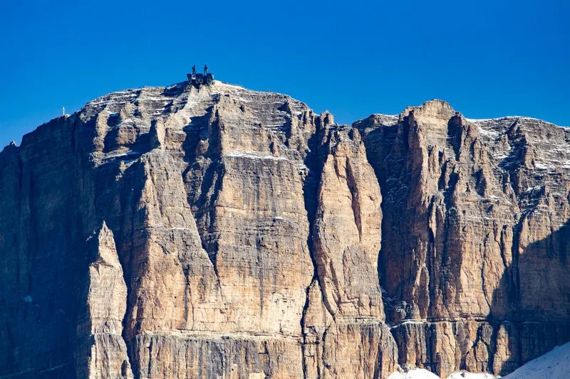 Pareti del Gruppo del Sella dal Passo Pordoi